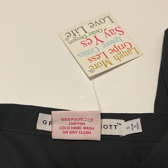 🆕 Gretchen Scott Black Shirt Dress - Women’s Size Small - Picture 6 of 6